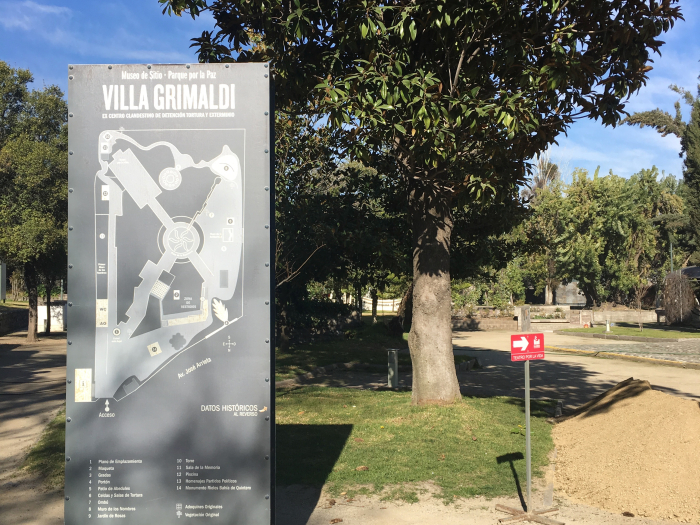 map of villa grimaldi