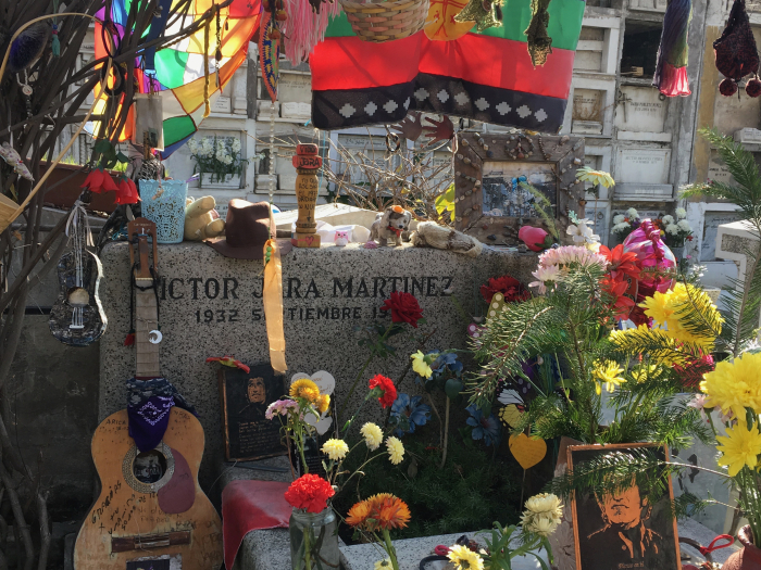Victor Jara's burial site